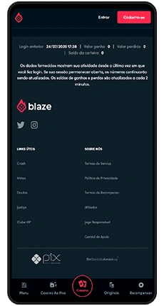 blaze cassino aplicativo